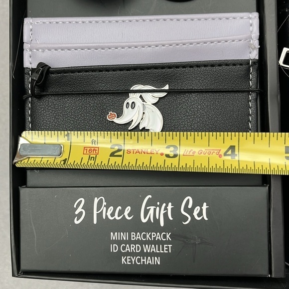 🆕 Nightmare Before Christmas 3 Piece Gift Set Mini Backpack ID Wallet Keychains - Picture 10 of 16